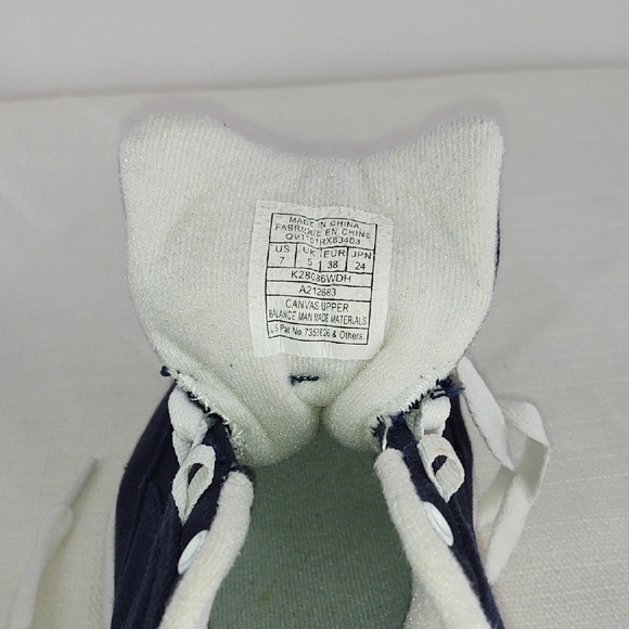 Ryka Blue and White Athletic Shoes with Breathable Fabric - Picture 2 of 6